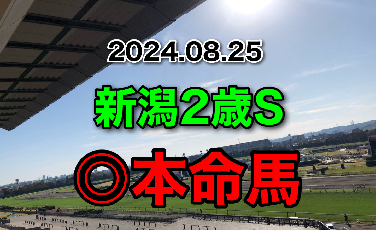 新潟2歳S　2024 予想　本命馬　軸馬　見解