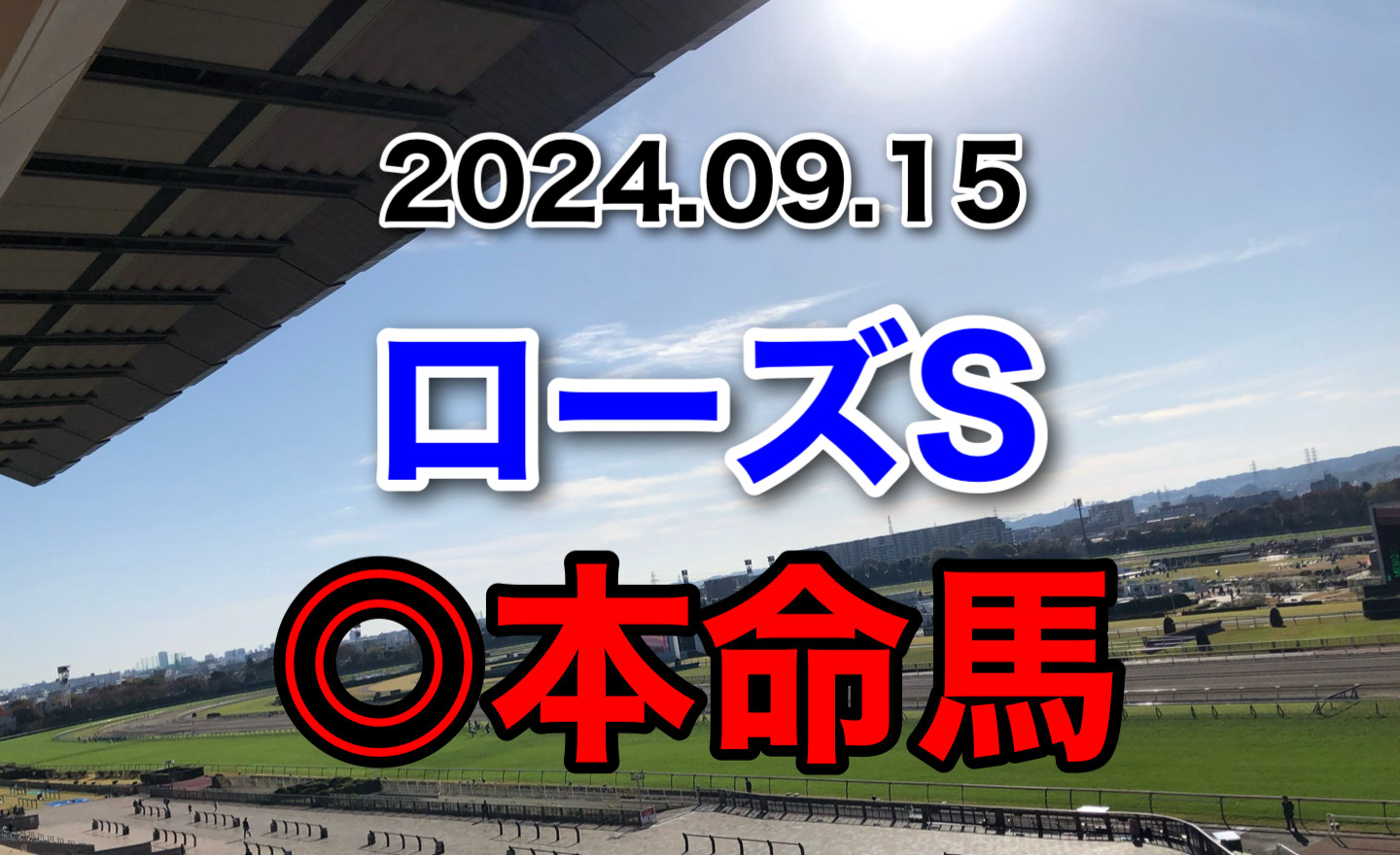 ローズS 2024 予想　本命馬　軸馬　見解